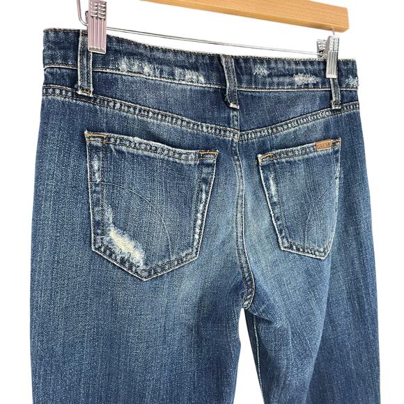 JOE'S JEANS The Billie Crop Boyfriend Slim Jean 100% Cotton Japanese Denim Sz 25 - Picture 8 of 11